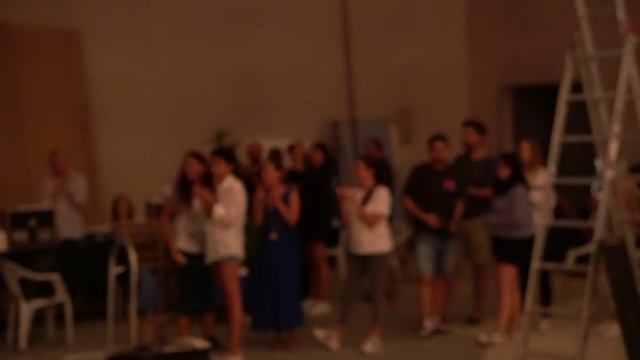 Video Reference: Crowd, Audience, People, Social group, Photograph, Event, Youth, Function hall, Community, Fun