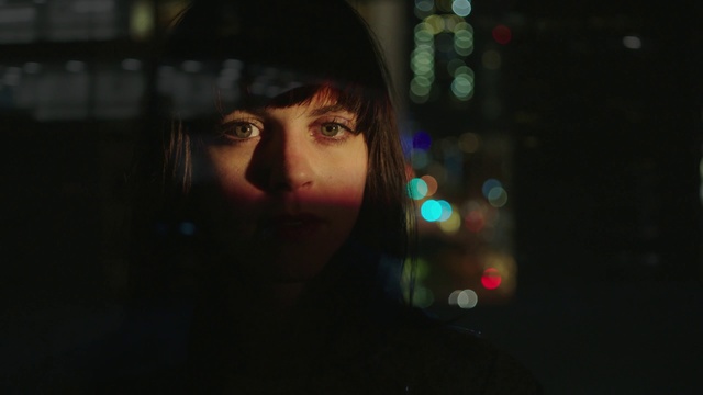 Video Reference: Face, Hair, Darkness, Lip, Light, Beauty, Nose, Head, Black hair, Eyebrow