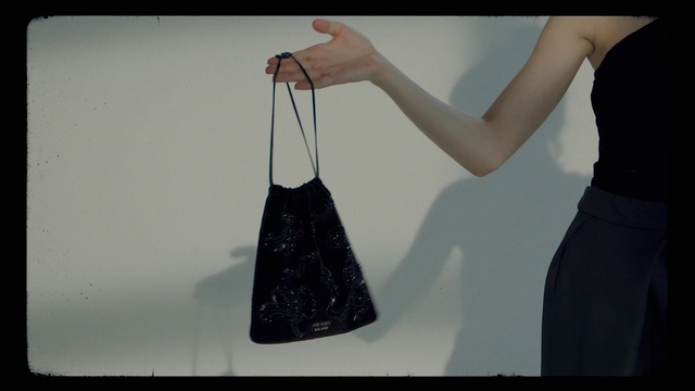 Video Reference: Black, Bag, Handbag, Hobo bag, Hand, Fashion accessory, Photography, Black-and-white