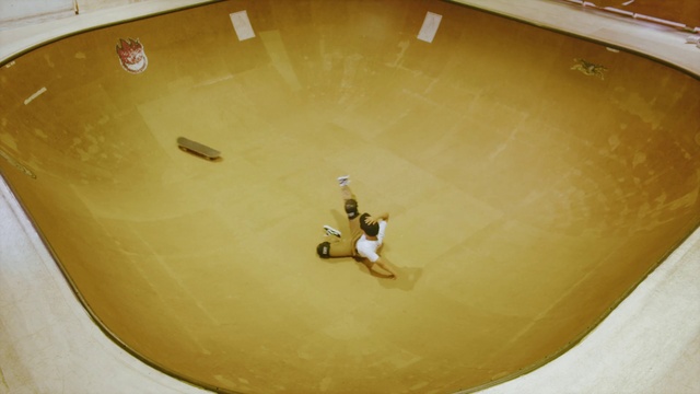 Video Reference: Floor, Yellow, Flooring, Table, Ceiling, Sport venue