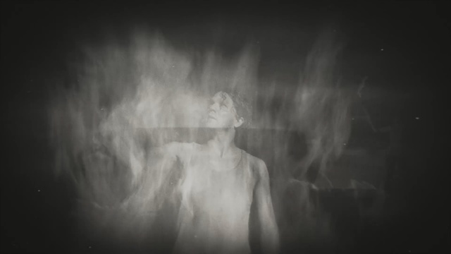 Video Reference: Black, Photograph, White, Black-and-white, Darkness, Monochrome photography, Atmospheric phenomenon, Light, Sky, Atmosphere, Person