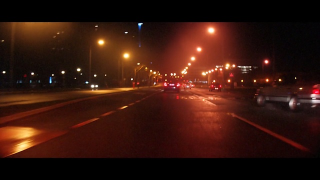 Video Reference: Road, Night, Lane, Street light, Highway, Light, Mode of transport, Lighting, Metropolitan area, Infrastructure