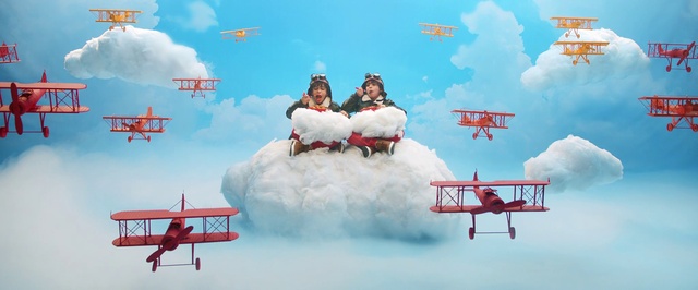 Video Reference: Airplane, Sky, Vehicle, Aviation, Illustration, Aerobatics, Aircraft, World, Fictional character