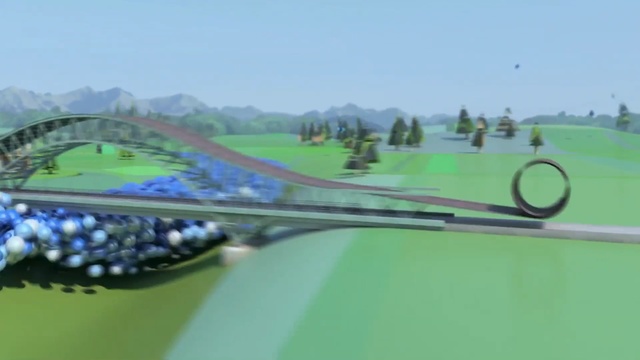 Video Reference: water resources, fixed link, water, grass, amusement ride, recreation, amusement park, sky, leisure