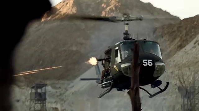Video Reference: Helicopter, Helicopter rotor, Rotorcraft, Vehicle, Bell uh-1 iroquois, Aircraft
