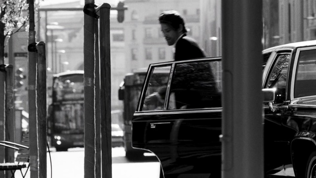 Video Reference: Mode of transport, Standing, Black-and-white, Snapshot, Transport, Vehicle, Car, Photography, Street, Bus driver