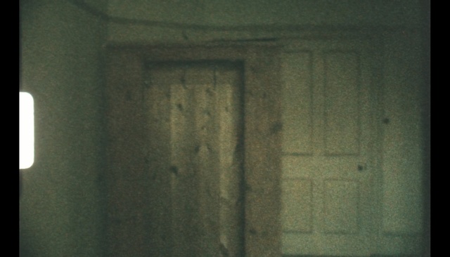 Video Reference: green, wall, wood, darkness, angle, door, window