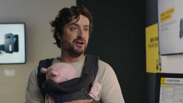 Video Reference: electronic device, facial hair, design, Person