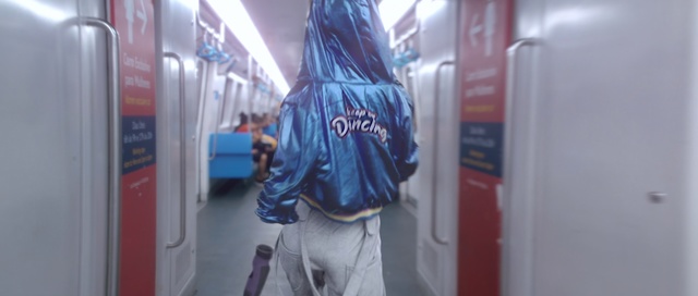 Video Reference: Transport, Sportswear, Public transport, Metro, Outerwear, Uniform, Jeans, Jersey, Jacket