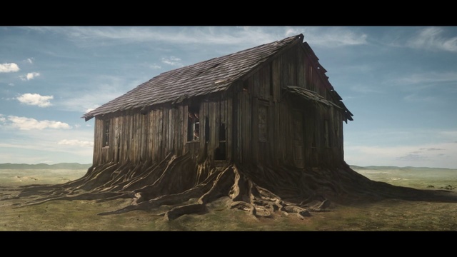 Video Reference: Shack, Tree, Hut, Adventure game, Sky, House, Landscape, Animation, Plain, Barn
