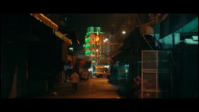 Video Reference: Darkness, Green, Black, Night, Light, Lighting, Snapshot, Midnight, Neon, Street, Person