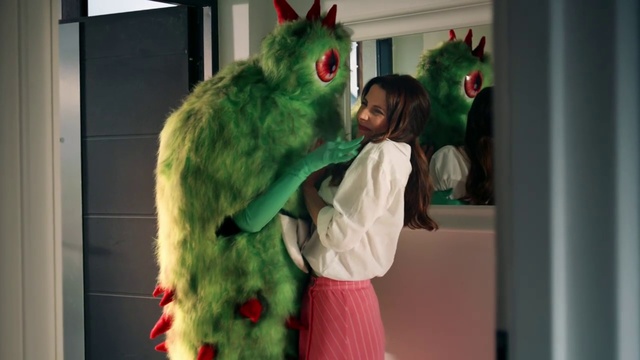 Video Reference: Fur, Green, Costume, Textile, Fun, Fictional character