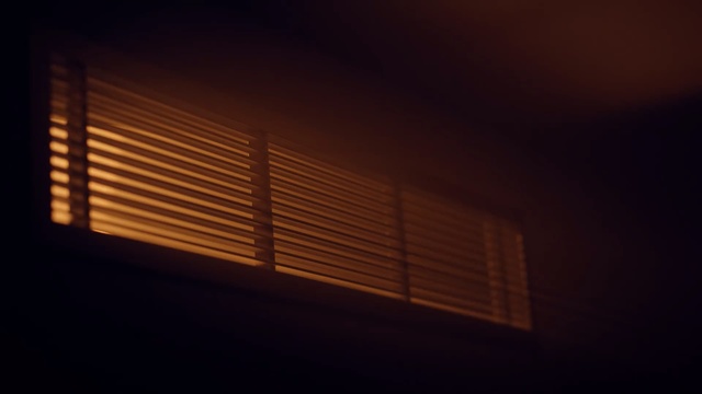 Video Reference: Light, Sky, Red, Orange, Yellow, Line, Lighting, Window covering, Wall, Tints and shades