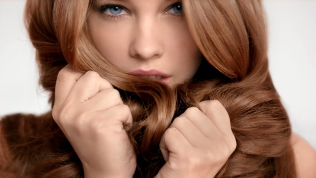Video Reference: hair, beauty, hairstyle, hair coloring, brown hair, long hair, fur, layered hair, girl, lip