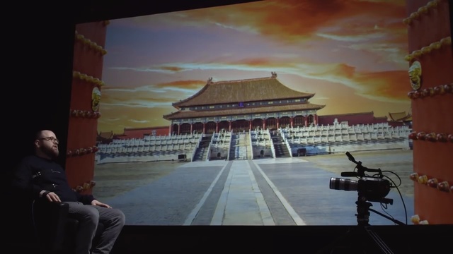 Video Reference: Sky, Architecture, Mural, Building, Temple, Photography, Travel, Stock photography, Tourist attraction, World, Person