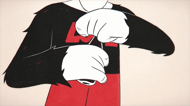 Video Reference: Illustration, Cartoon, Black hair, Fictional character, Art, Anime, Graphic design, Style