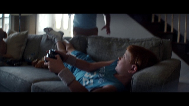 Video Reference: Couch, Photograph, Black, People, Leg, Head, Furniture, Fun, Interaction, Snapshot