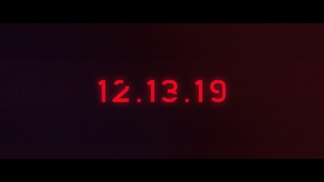 Video Reference: Red, Text, Black, Font, Display device, Darkness, Maroon, Magenta, Clock, Signage