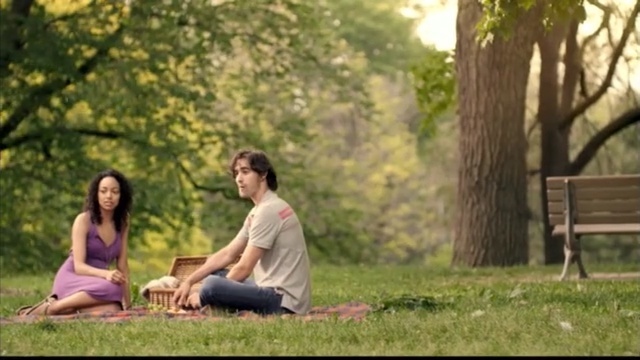 Video Reference: photograph, nature, sitting, grass, lawn, emotion, tree, leisure, plant, sunlight, Person