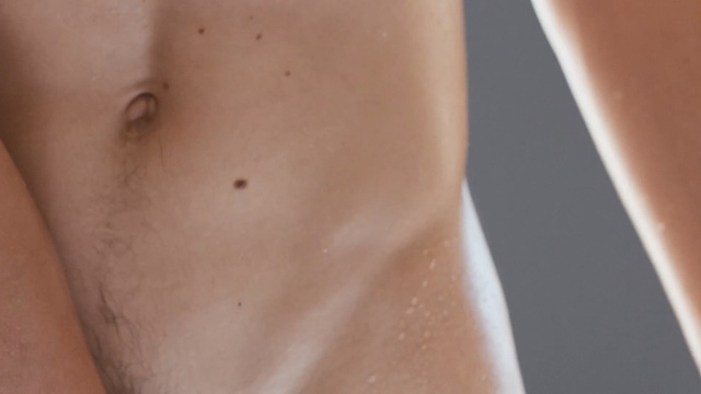 Video Reference: skin, chin, close up, abdomen, cheek, muscle, chest, joint, trunk, neck