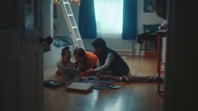 Video Reference: Floor, Flooring, Snapshot, Hardwood, Room, Fun, Interior design, Sitting, Glass, Art