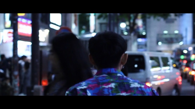 Video Reference: car, mode of transport, crowd, street, urban area, snapshot, city, night, pedestrian, darkness
