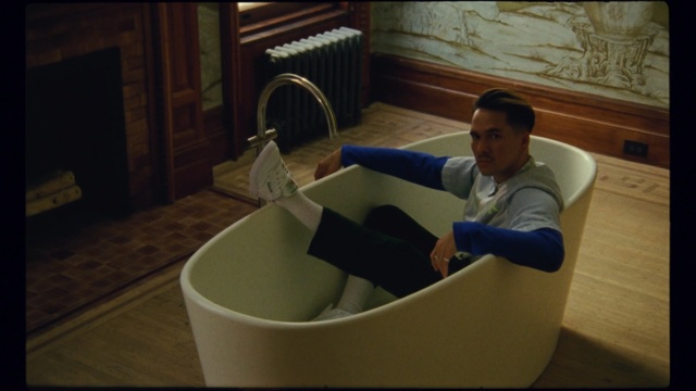 Video Reference: Bathtub, Fun, Screenshot, Plumbing fixture, Person
