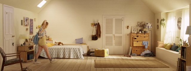 Video Reference: room, home, interior design, wall, furniture, living room, product, wood, bedroom, floor