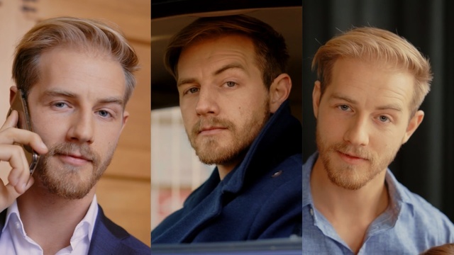 Video Reference: Face, Hair, Facial expression, Facial hair, Chin, Eyebrow, Nose, Forehead, Beard, Cheek, Person