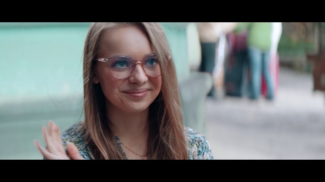 Video Reference: Eyewear, Hair, Face, Glasses, Photograph, Facial expression, Skin, Blond, Nose, Eyebrow