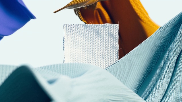 Video Reference: Blue, Yellow, Textile, Paper, Linens, Document