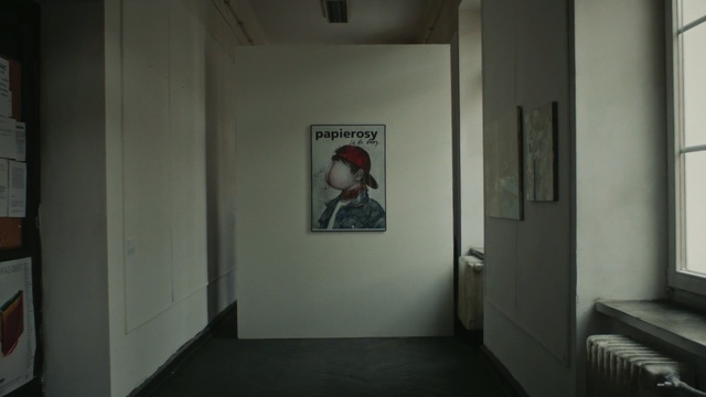 Video Reference: Room, House, Art, Building, Door, Floor, Person