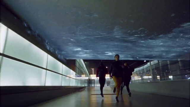 Video Reference: Architecture, Ceiling, Airport terminal, Infrastructure, Building, Reflection, Subway, Airport