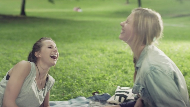 Video Reference: photograph, green, grass, girl, plant, sitting, emotion, fun, photography, smile