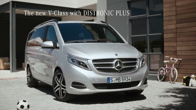 Video Reference: car, motor vehicle, vehicle, land vehicle, transport, van, mercedes benz, mode of transport, bumper, automotive design