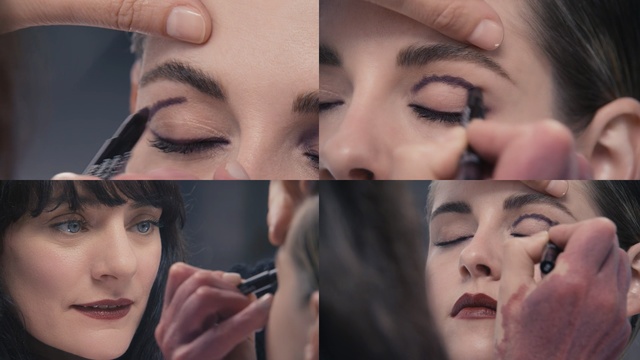 Video Reference: eyebrow, beauty, eyelash, chin, cheek, eye shadow, eye, forehead, lip, close up, Person