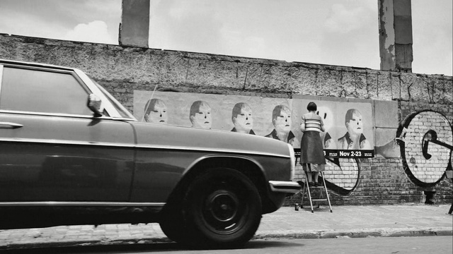 Video Reference: car, motor vehicle, vehicle, black and white, automotive design, photography, snapshot, classic, monochrome photography, vintage car, Person