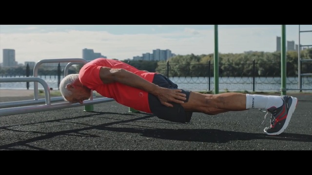 Video Reference: Press up, Arm, Joint, Human leg, Leg, Physical fitness, Flip (acrobatic), Calisthenics, Sports training, Plank