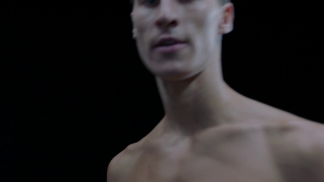 Video Reference: Face, Barechested, Chin, Neck, Shoulder, Cheek, Facial expression, Skin, Nose, Lip