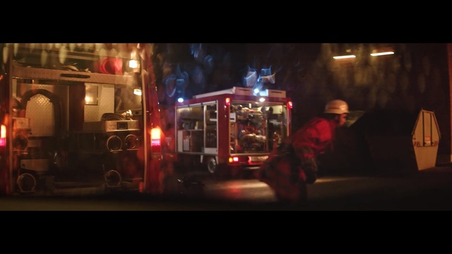 Video Reference: Mode of transport, Transport, Vehicle, Fire department, Darkness, Night, Emergency service, Midnight, Emergency vehicle, Truck