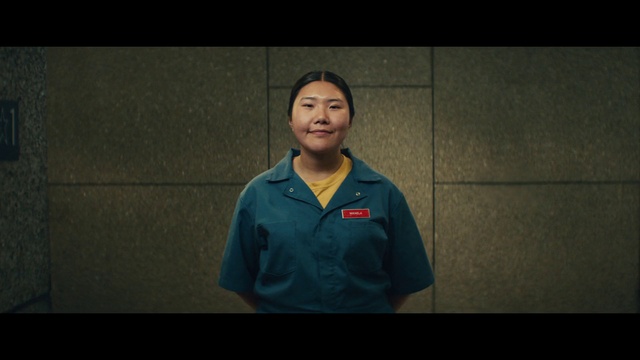 Video Reference: Face, Blue, Photograph, People, Green, Facial expression, Standing, Shoulder, Head, Nose