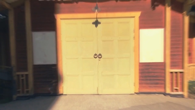 Video Reference: home, property, door, shed, wall, house, garage door, wood, wood stain, window