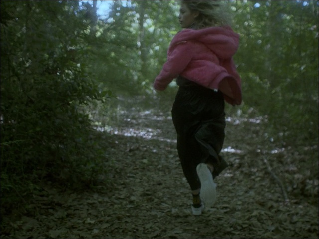 Video Reference: running, run, girl, nature, tree, woodland, forest, fun, path, grass, girl, jungle, adventure, Person