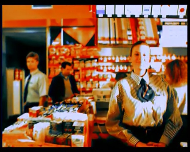 Video Reference: Orange, Photographic film, Snapshot, Photography, Restaurant, Person