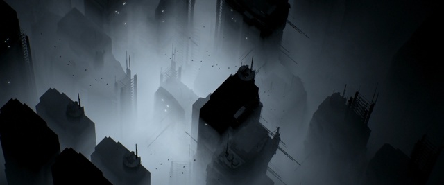 Video Reference: black, darkness, atmosphere, light, sky, screenshot, computer wallpaper, black and white, midnight