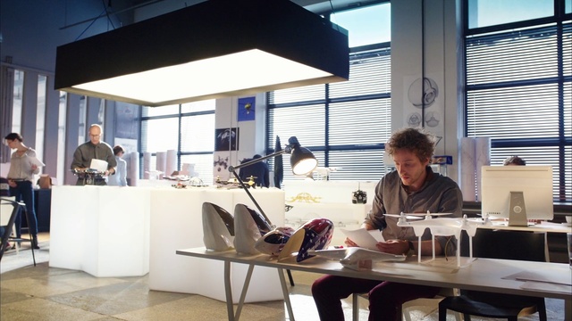 Video Reference: Restaurant, Interior design, Table, Design, Architecture, Building, Office, Furniture, Room, Café