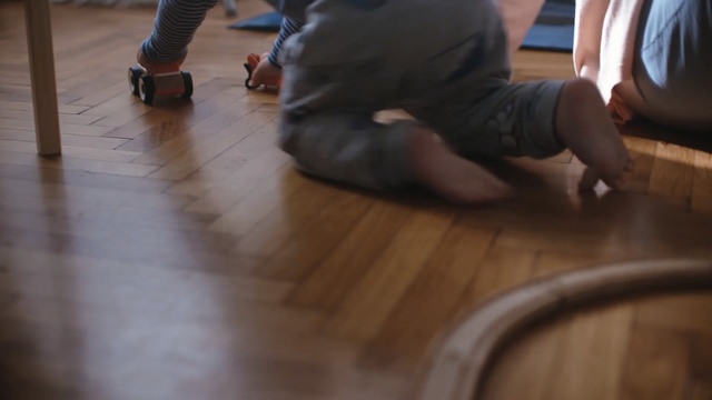 Video Reference: Floor, Hardwood, Flooring, Wood flooring, Leg, Wood, Foot, Human body, Fun, Footwear