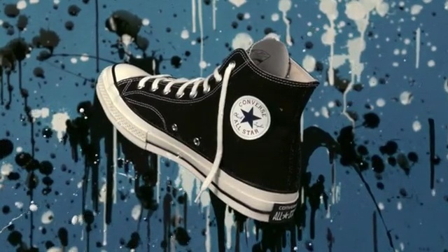 Video Reference: sky, shoe, space, font, outdoor shoe, product, illustration, graphics, brand, computer wallpaper, Person