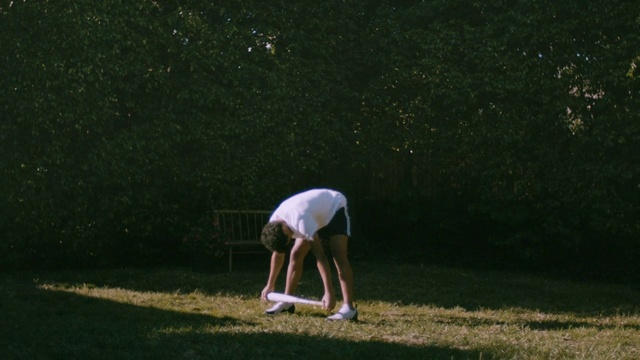 Video Reference: Nature, Grass, Green, Standing, Grassland, Grass family, Sport venue, Lawn, Fun, Tree