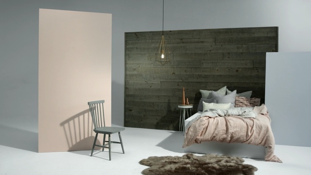 Video Reference: furniture, interior design, wall, bed frame, bed, wood, floor, table, door